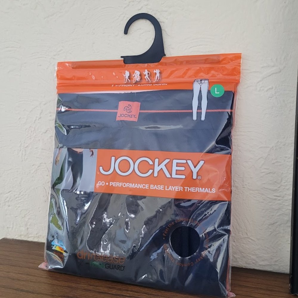 Jockey || Men's Large Long Johns Thermal Underwear || New In Package